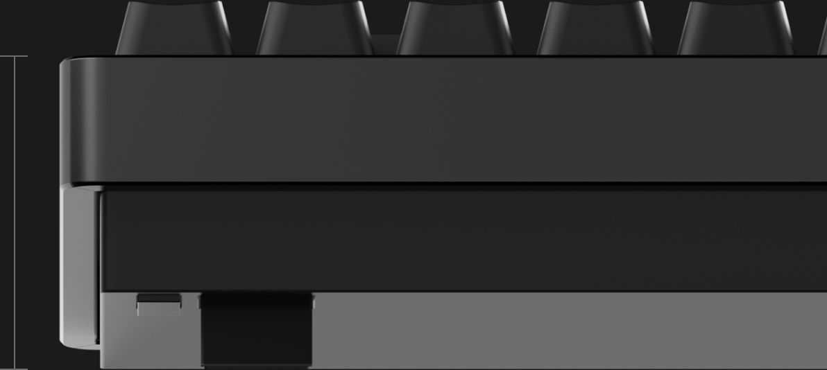 Keychron K2 side profile